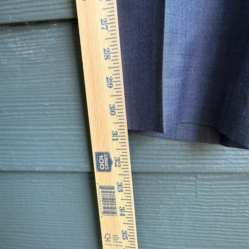 J.Crew Ludlow Slim Dress Pants Mens 32x32 Blue 100%‎ Wool Trousers Business